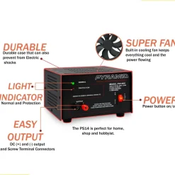 12 Amp Bench Power Supply<Pyramid