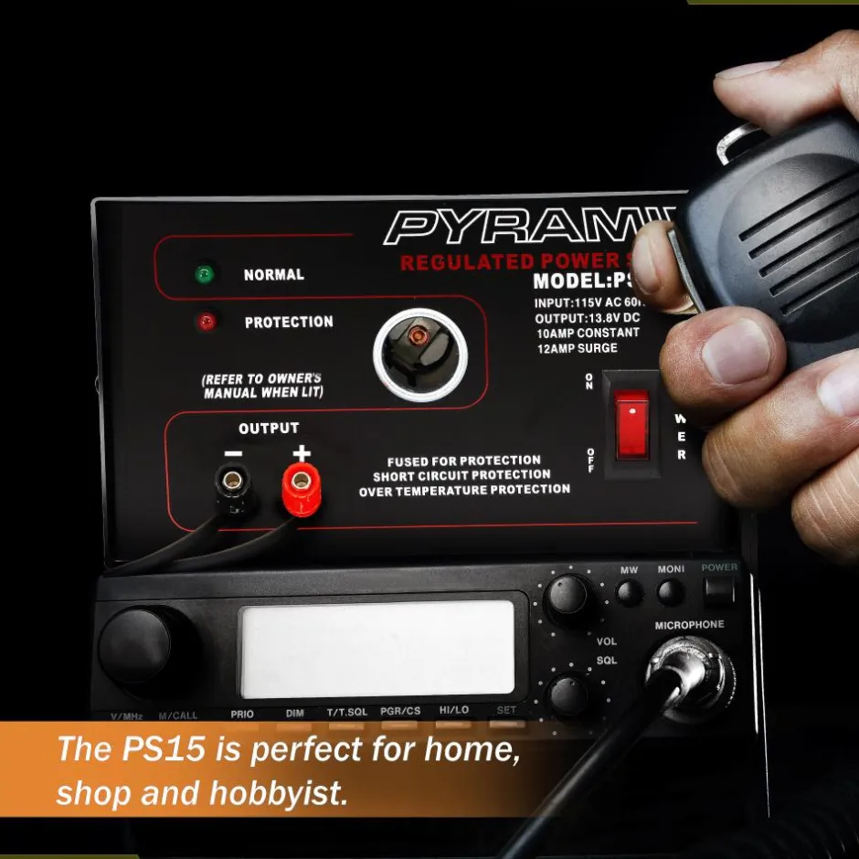 10 Amp Hobbyist Bench Power Supply<Pyramid Discount
