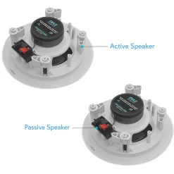 5.25" Bluetooth Ceiling/Wall Speakers 150W Flush Mount Poly Cone<Pyle Clearance