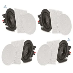 6.5" Bluetooth Ceiling/Wall Speakers 200W 2-Way Stereo, Easy Install<Pyle Sale