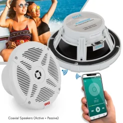 6.5‚Äô‚Äô Bluetooth Marine Speakers<Pyle Online
