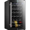 24 Bottle Wine Fridge, Quiet, Digital Control, Stainless Steel Handle<NutriChef Discount