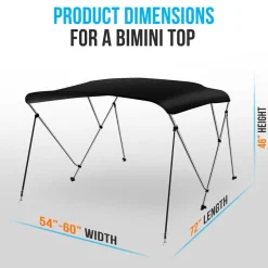 3 Bow Bimini Top<SereneLife Clearance