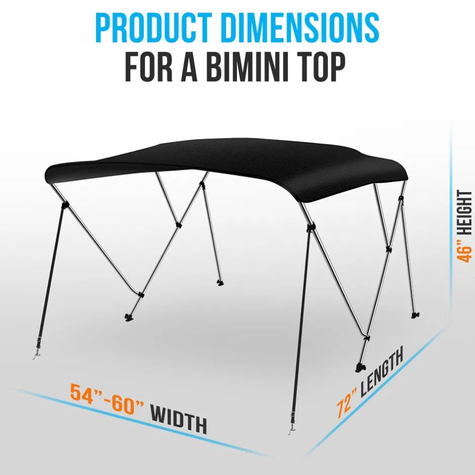 3 Bow Bimini Top<SereneLife Clearance