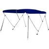 3 Bow Bimini Top Boat Cover, Waterproof Aluminum Frame, Blue<SereneLife Best
