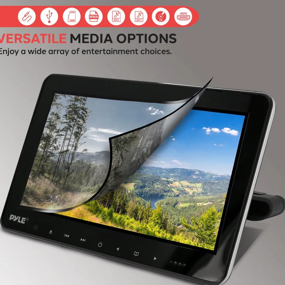 10.5" Car Headrest Dvd Player<Pyle Clearance