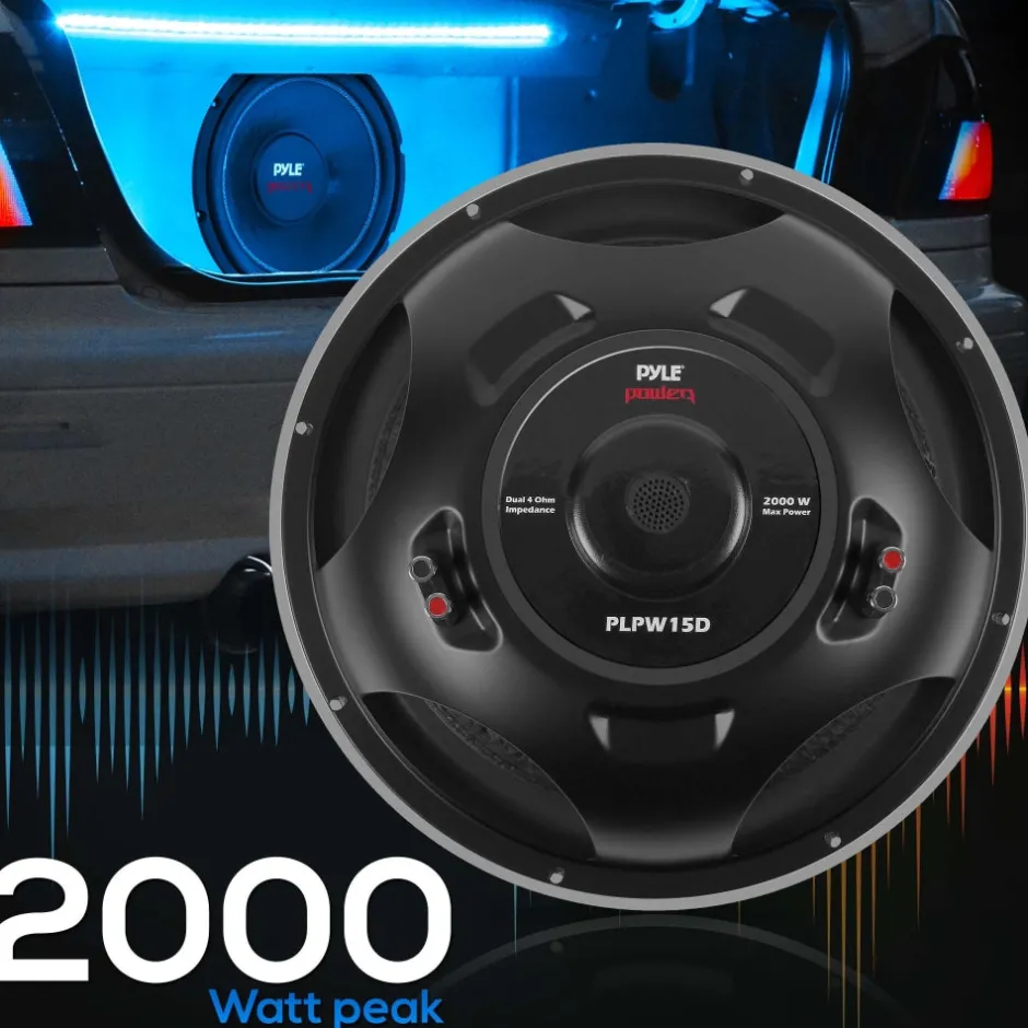 15'' Car Subwoofer Dvc 4-Ohm<Pyle Hot
