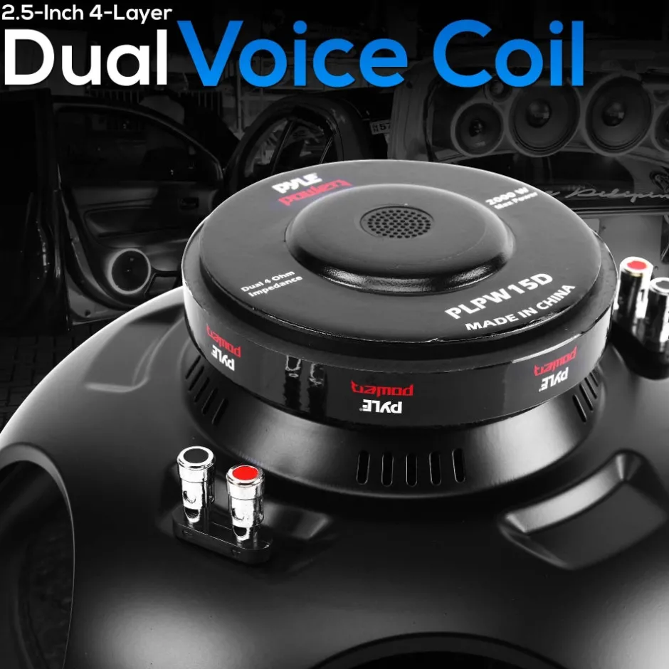 15'' Car Subwoofer Dvc 4-Ohm<Pyle Hot