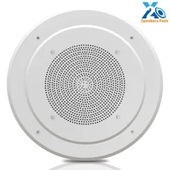 8" Ceiling Speaker 200W Flush Mount 100V Transformer White<Pyle Hot