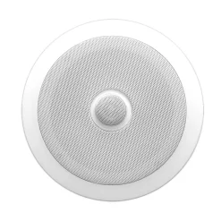 8" Ceiling Speakers Pair, 300W, Directable Tweeter, Flush Mount, White<Pyle Clearance