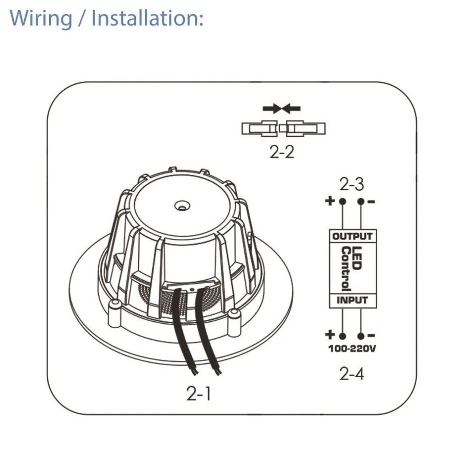 3.5" Ceiling Speakers 140W LED Light Aluminum Frame 2-Way Sound<Pyle Online