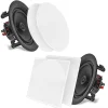 10" Ceiling Wall Speakers Pair, Full Range Sound, Flush Mount, 300W<Pyle Online