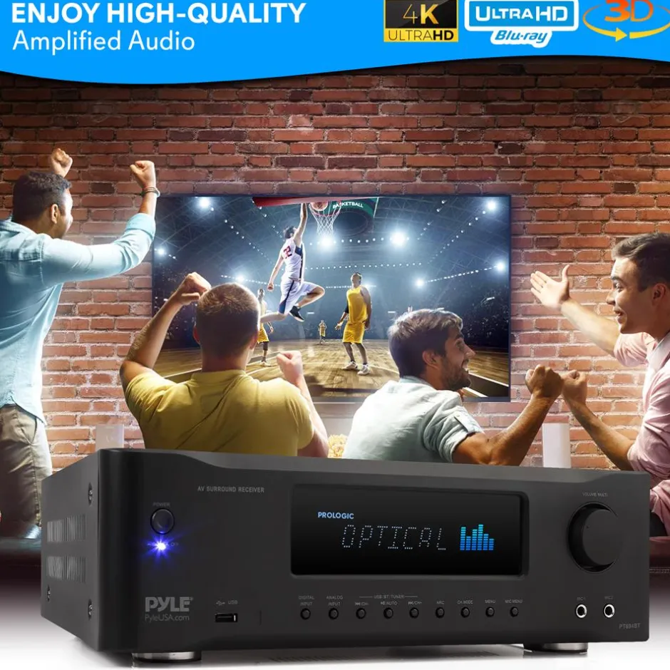 5.2 Ch. Home Theater Stereo Receiver<Pyle Clearance