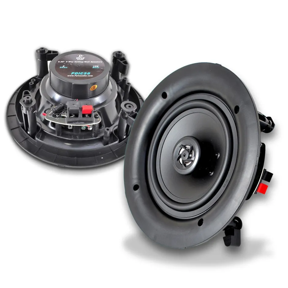5.25'' Home In-Wall / Ceiling Speakers<Pyle Hot