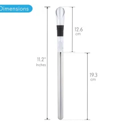 2 In 1 Stainless Steel Wine Chill Rod Wi<NutriChef Online
