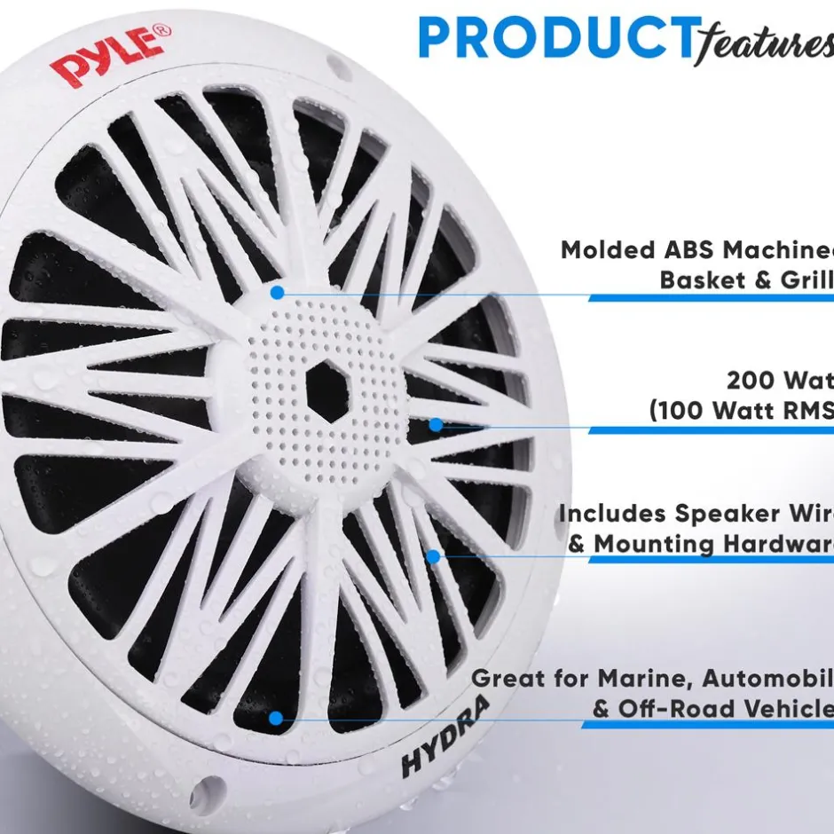 6.5 Inch Marine Component Speakers<Pyle Discount
