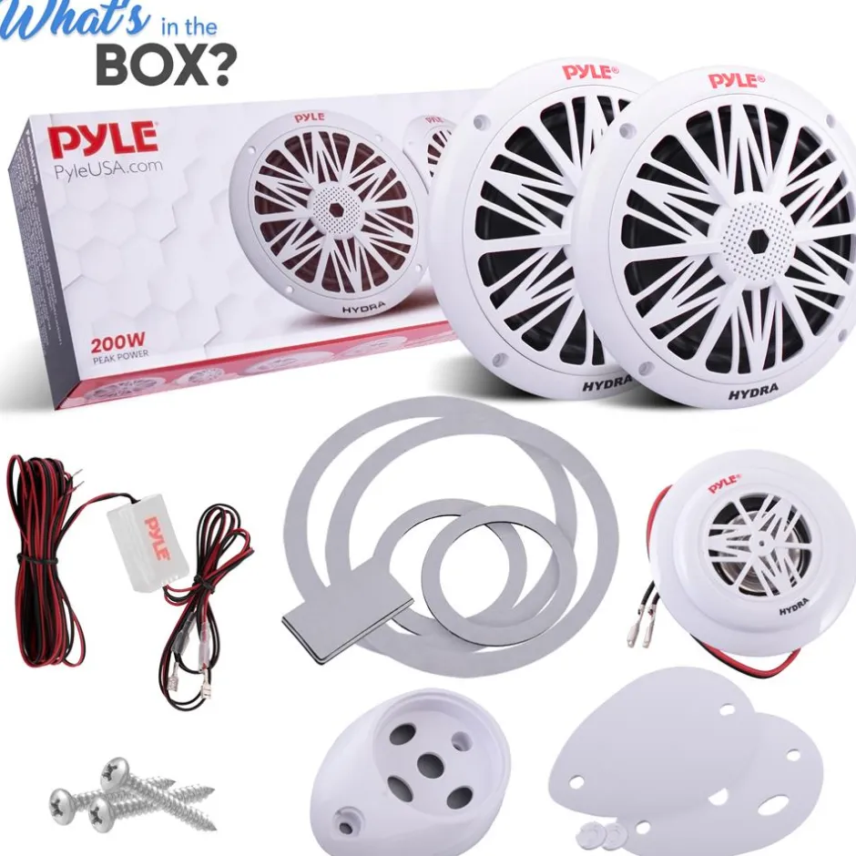 6.5 Inch Marine Component Speakers<Pyle Discount