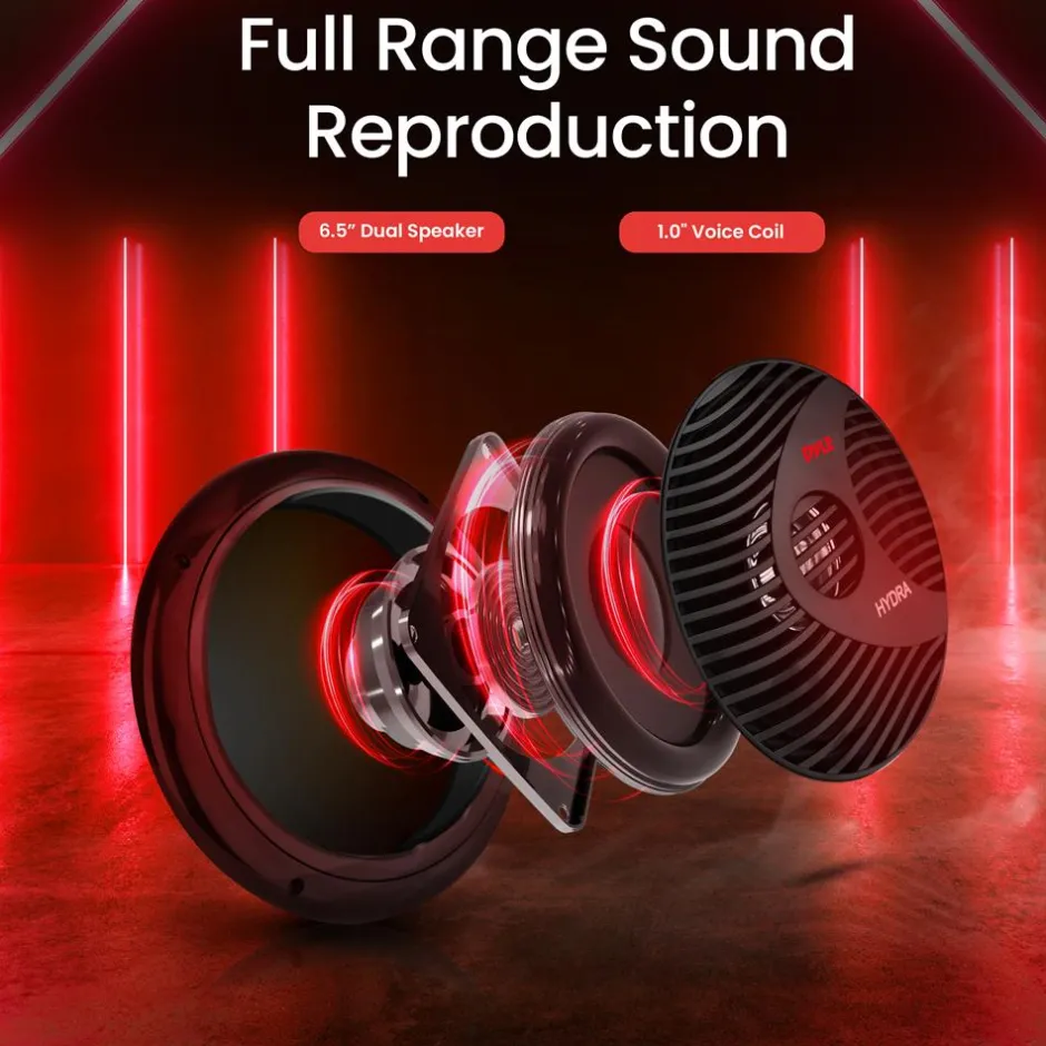 6.5 Inch Marine Component Speakers<Pyle Hot