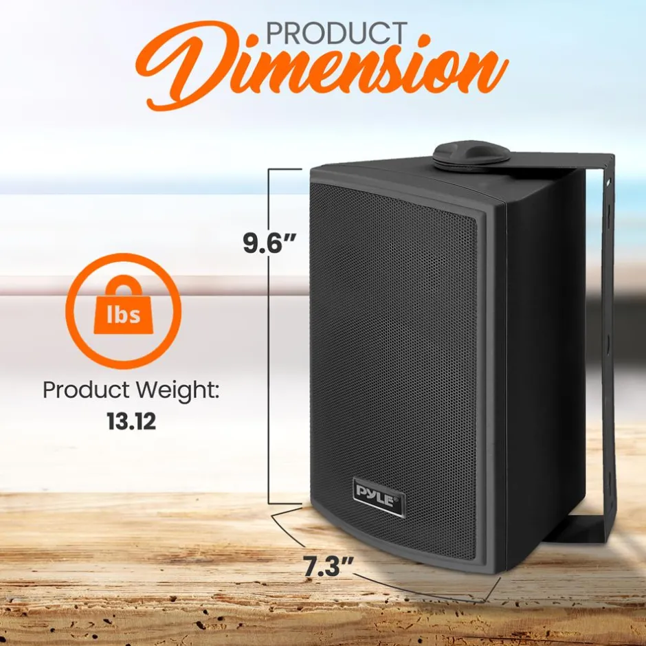 5.25" Indoor/Outdoor Wall Mount Speakers<Pyle Sale