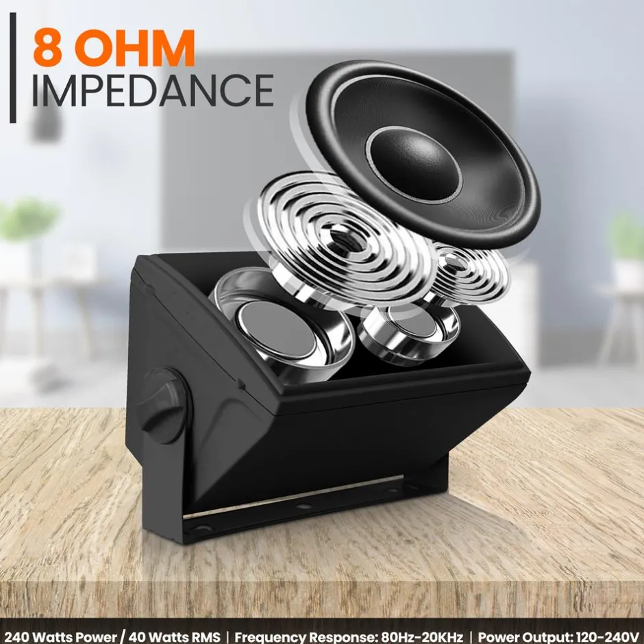 5.25" Indoor/Outdoor Wall Mount Speakers<Pyle Sale