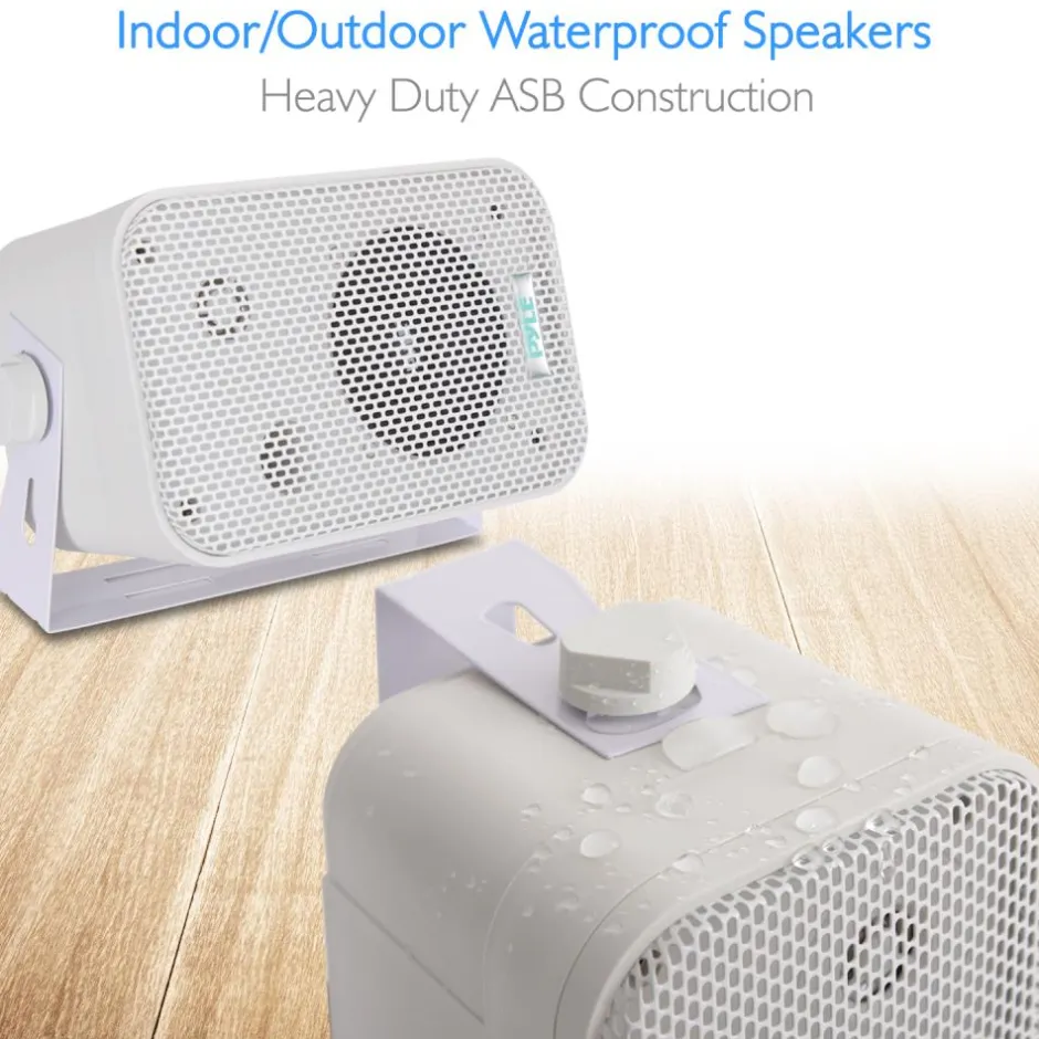 3.5'' Indoor/Outdoor Wall Mount Speakers<Pyle Discount