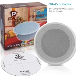 8.0'' In-Wall / Ceiling Speaker System<Pyle New