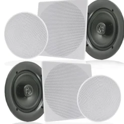 10" In-Wall/Ceiling Speakers 300W Stereo Sound Polyprone Cone<Pyle Discount