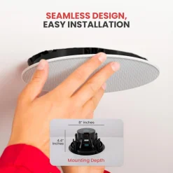 8’’ In-Wall/In-Ceiling 2-Way Speakers<Pyle Outlet