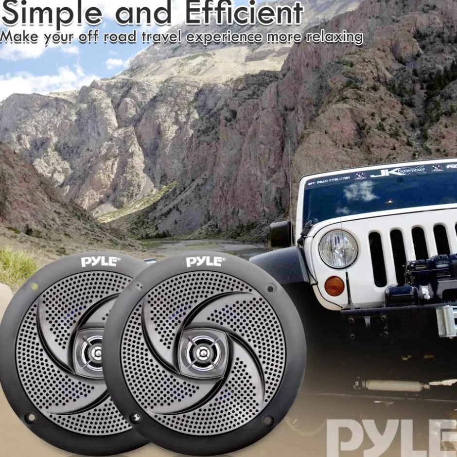 4'' Low-Profile Marine Grade Speakers<Pyle Sale