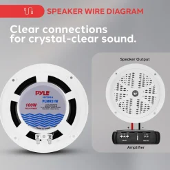 5.25'' Marine Component Speakers<Pyle Discount
