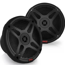 6.5" Marine Speakers 600W Waterproof Coaxial RF Streaming White<Pyle Hot