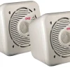 5.25" Marine Speakers Waterproof 150W Poly Mica Woofer White<Pyle Best