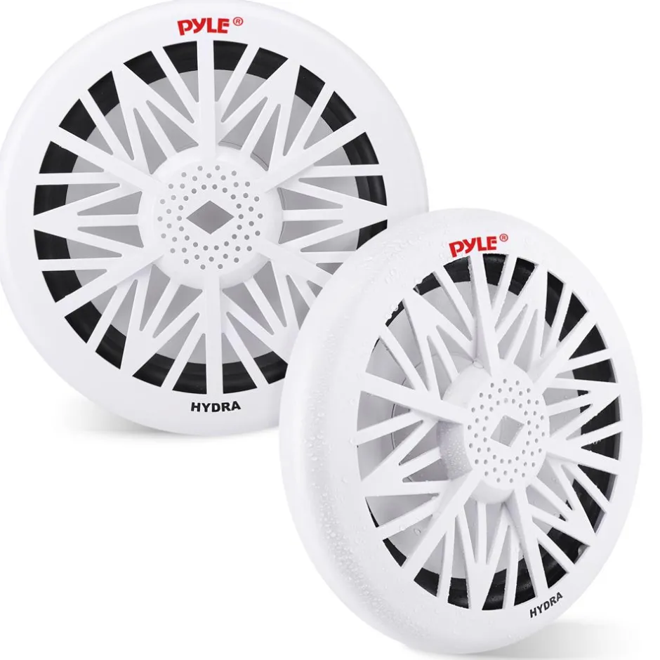 10" Marine Subwoofer 500W Waterproof Polyprone Cone White<Pyle Outlet