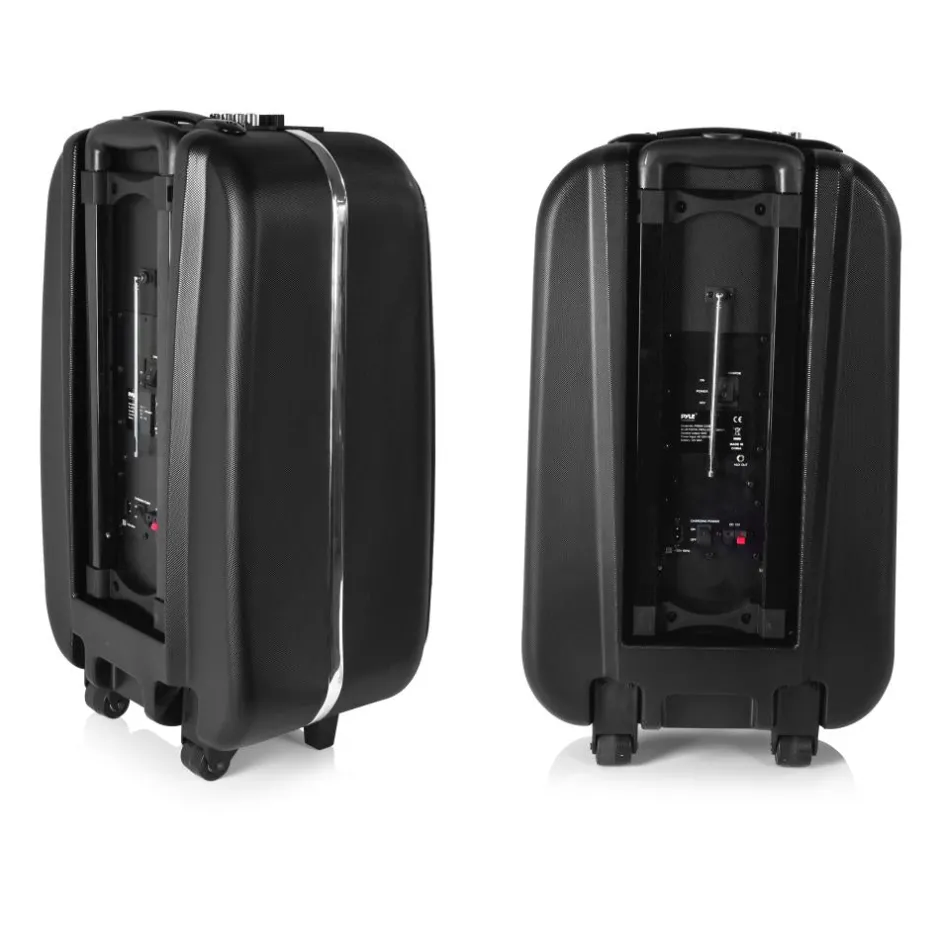 12" Portable Bluetooth Karaoke Speaker, Rechargeable Battery, FM Radio<Pyle
