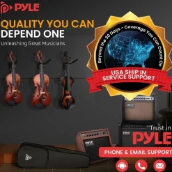 1/4 Size Violin Starter Kit, Ready to Play, Plywood Body, Wood Grain<Pyle Discount
