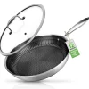 12" Stainless Steel Frying Pan - Non-Stick, Scratch-Resistant, Silver<NutriChef Sale