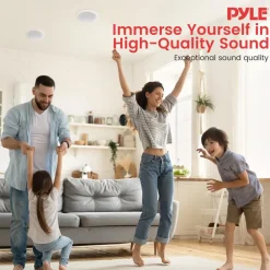 6.5" 300W Waterproof Ceiling Speaker, Marine Grade, Weather Resistant<Pyle Online
