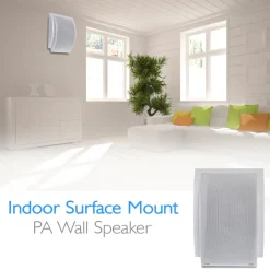 6.5'' Wall Mount Pa Wall Speaker, 70V<Pyle Sale