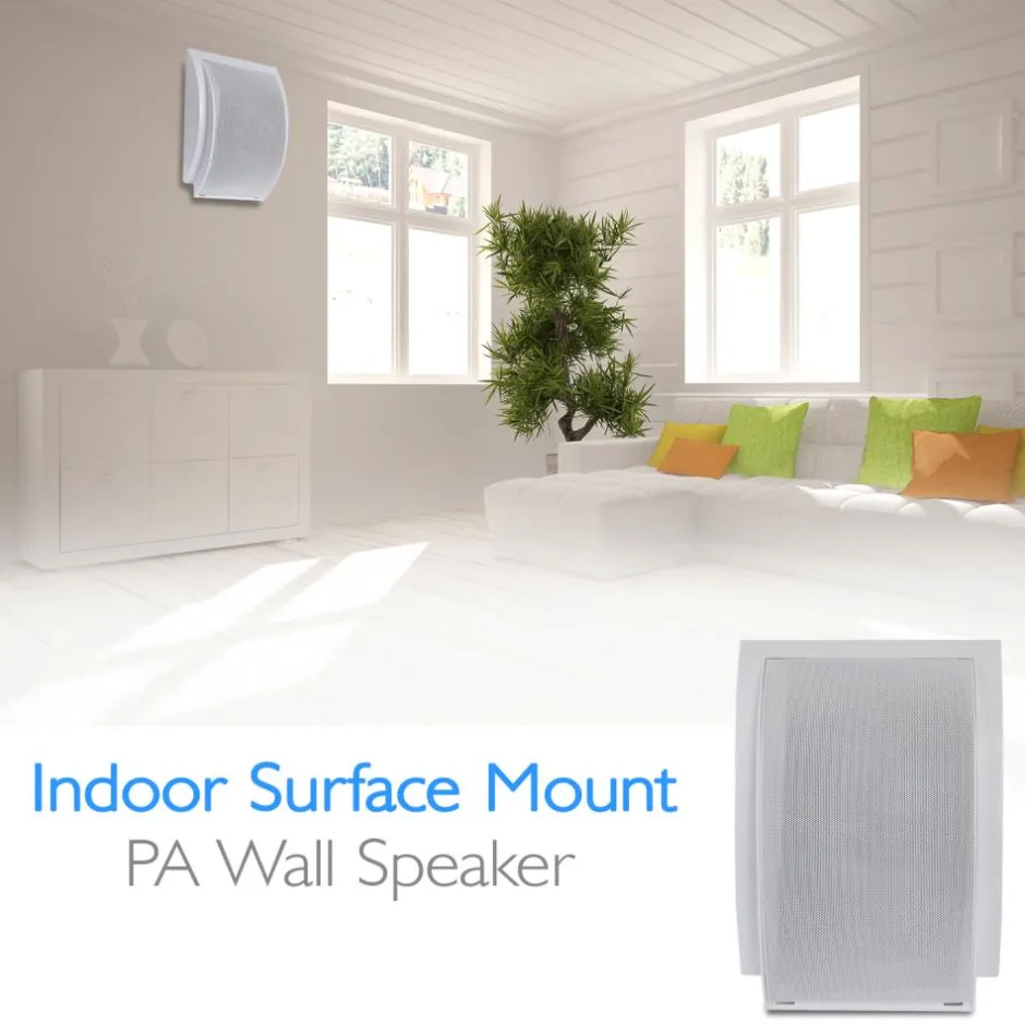 6.5'' Wall Mount Pa Wall Speaker, 70V<Pyle Sale