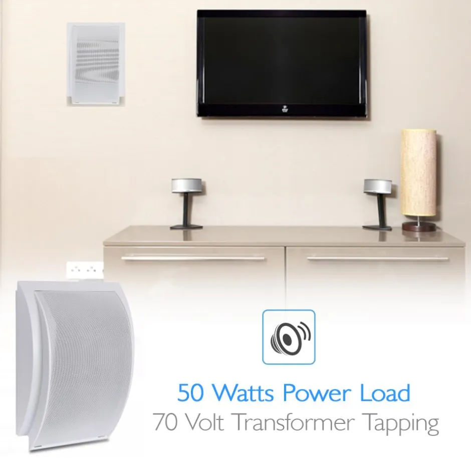 6.5'' Wall Mount Pa Wall Speaker, 70V<Pyle Sale