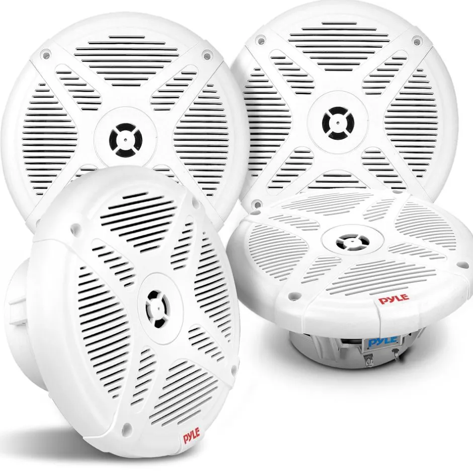 6.5" Waterproof Marine Speakers w/ Wireless BT Control for ATV/UTV/Boat<Pyle New