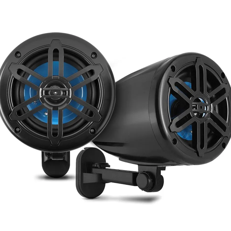 5.25" Waterproof Off-Road Speakers 180W 2-Way Marine System w/ Bracket<Pyle Best