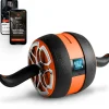 Ab Roller Wheel for Core Strength, Ultra-Wide Non-Slip Rubber Wheel<SQUATZ Outlet