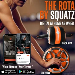 Ab Roller Wheel for Core Strength, Ultra-Wide Non-Slip Rubber Wheel<SQUATZ Outlet
