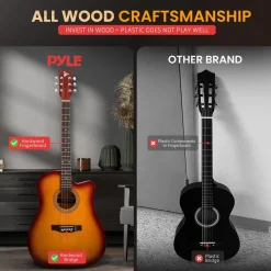 Acoustic Guitar Kit, Easy Play, Cutaway Design, 41