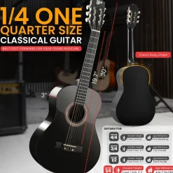 Acoustic Guitar Kit, Perfect for Beginners, 30