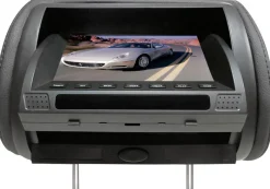 Adjustable Headrest Monitor with DVD Player & Games, 7" LCD, Wireless Transmitter<Pyle Best