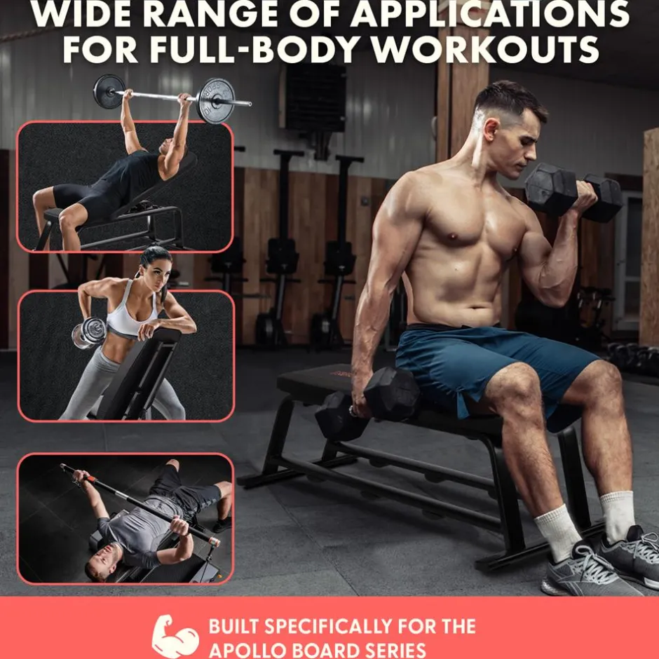 Adjustable Weight Bench, Full-Body Workout, Heavy-Duty Steel, Foldable<SQUATZ Clearance
