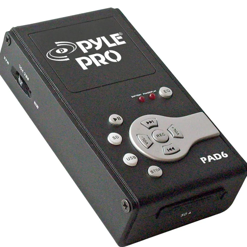 Audio Interface Recorder with USB & SD Card, 4 Inputs, 5V Power Supply<Pyle Hot