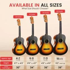 Beginner Acoustic Guitar Kit, 39